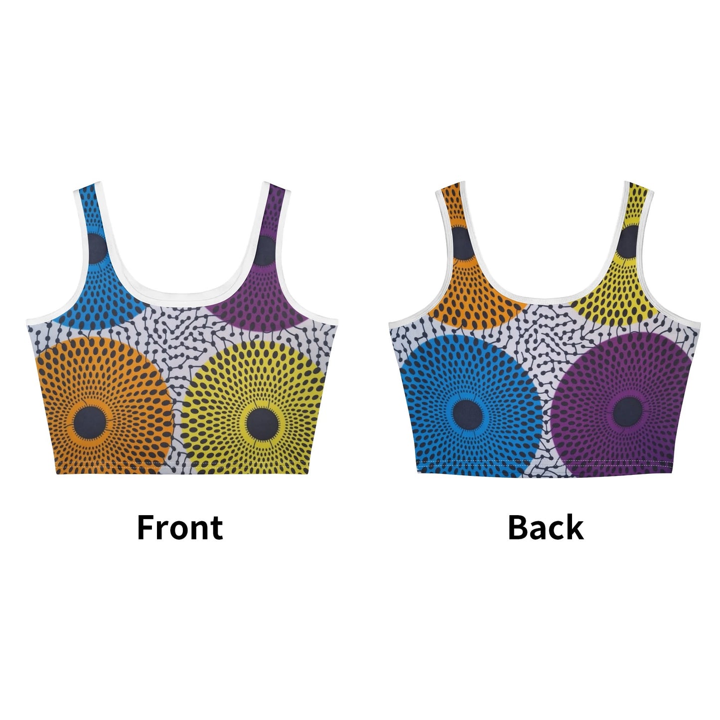 bilbao stretchy tank top by tropic dune