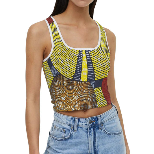 Valencia Stretchy Tank Top By Tropic Dune