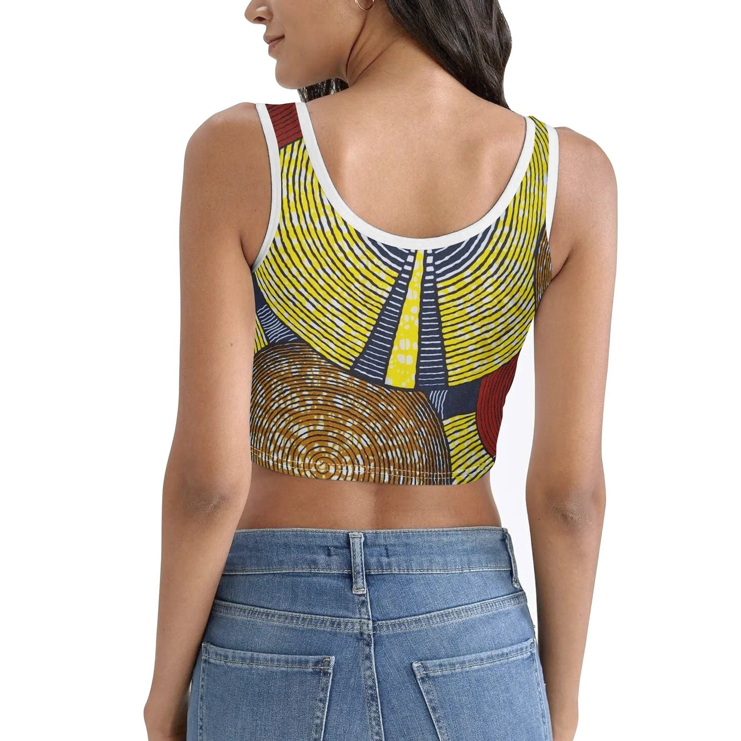 valencia stretchy tank top by tropic dune