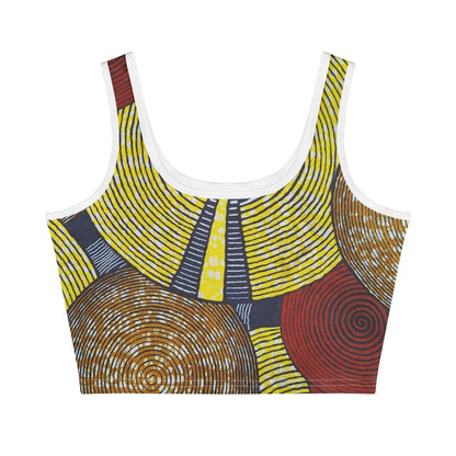 Valencia Stretchy Tank Top By Tropic Dune