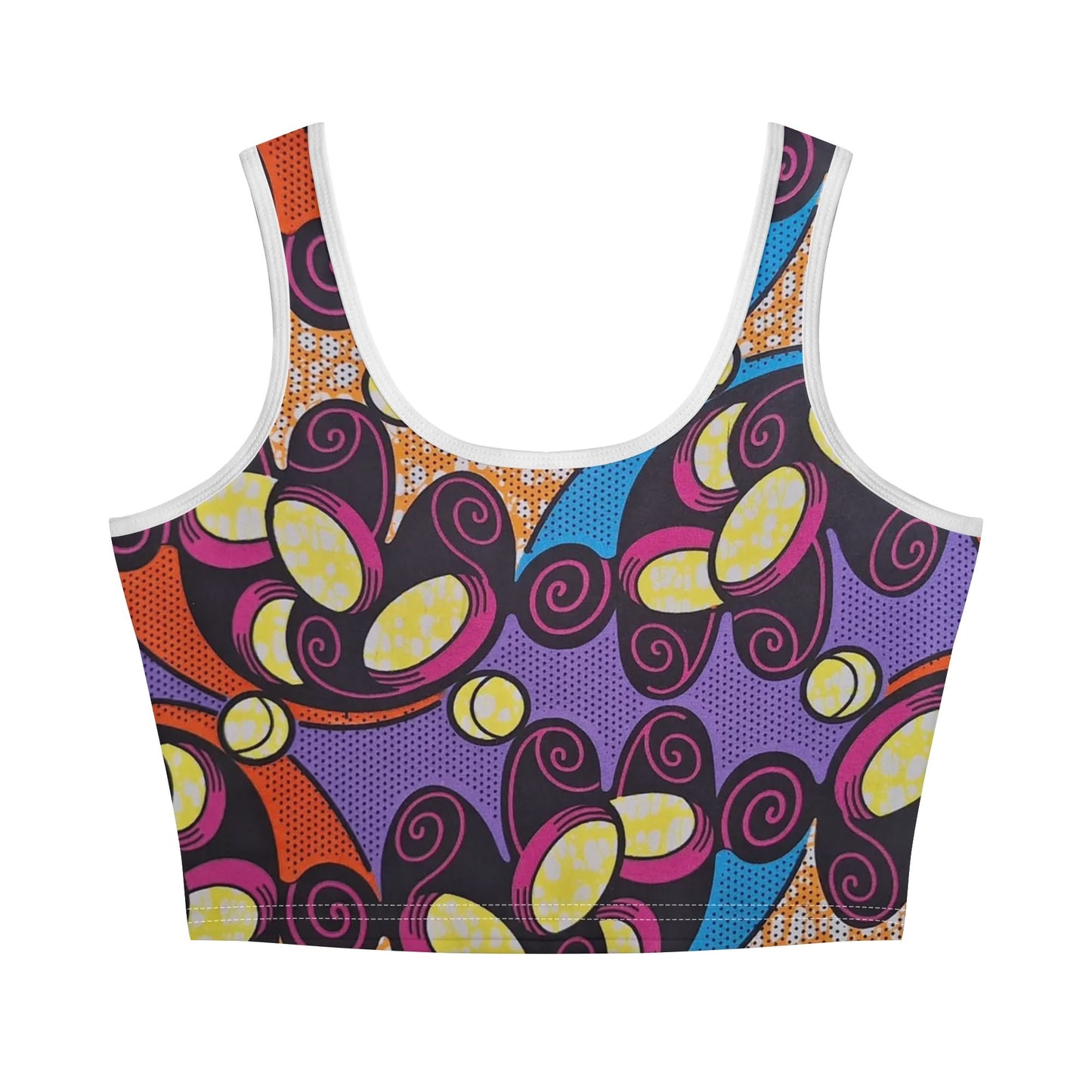 marbella stretchy tank top by tropic dune