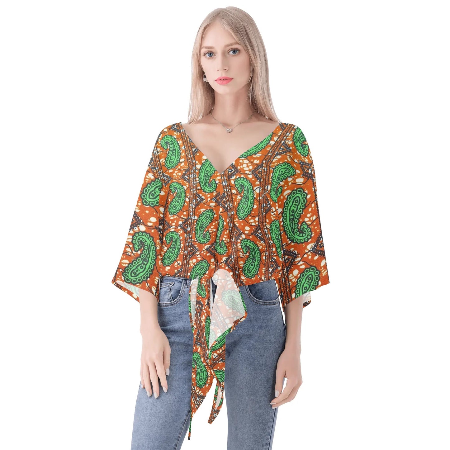 la femme chiffon blouse by tropic dune