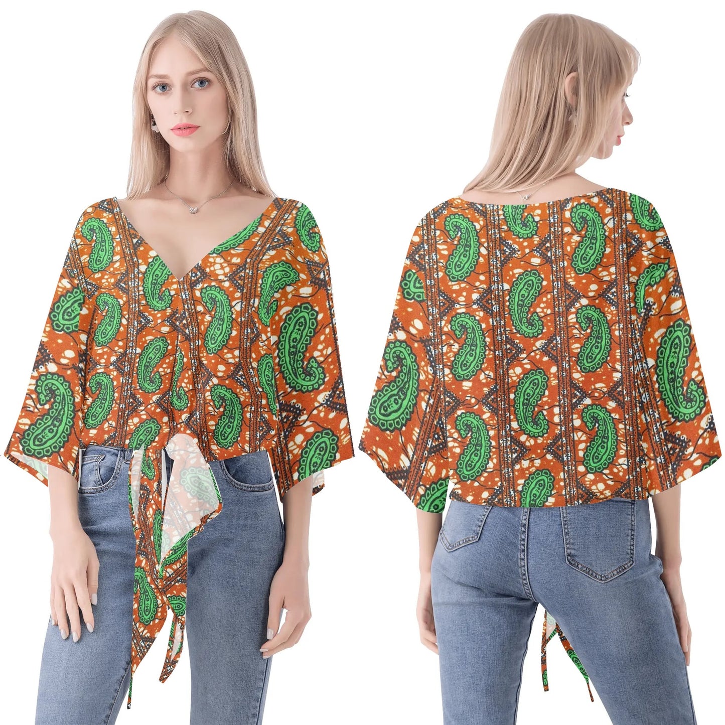 la femme chiffon blouse by tropic dune