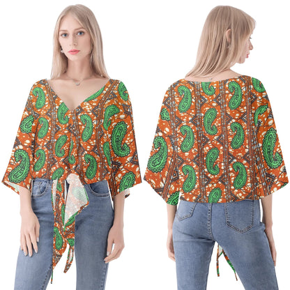 La Femme Chiffon Blouse By Tropic Dune
