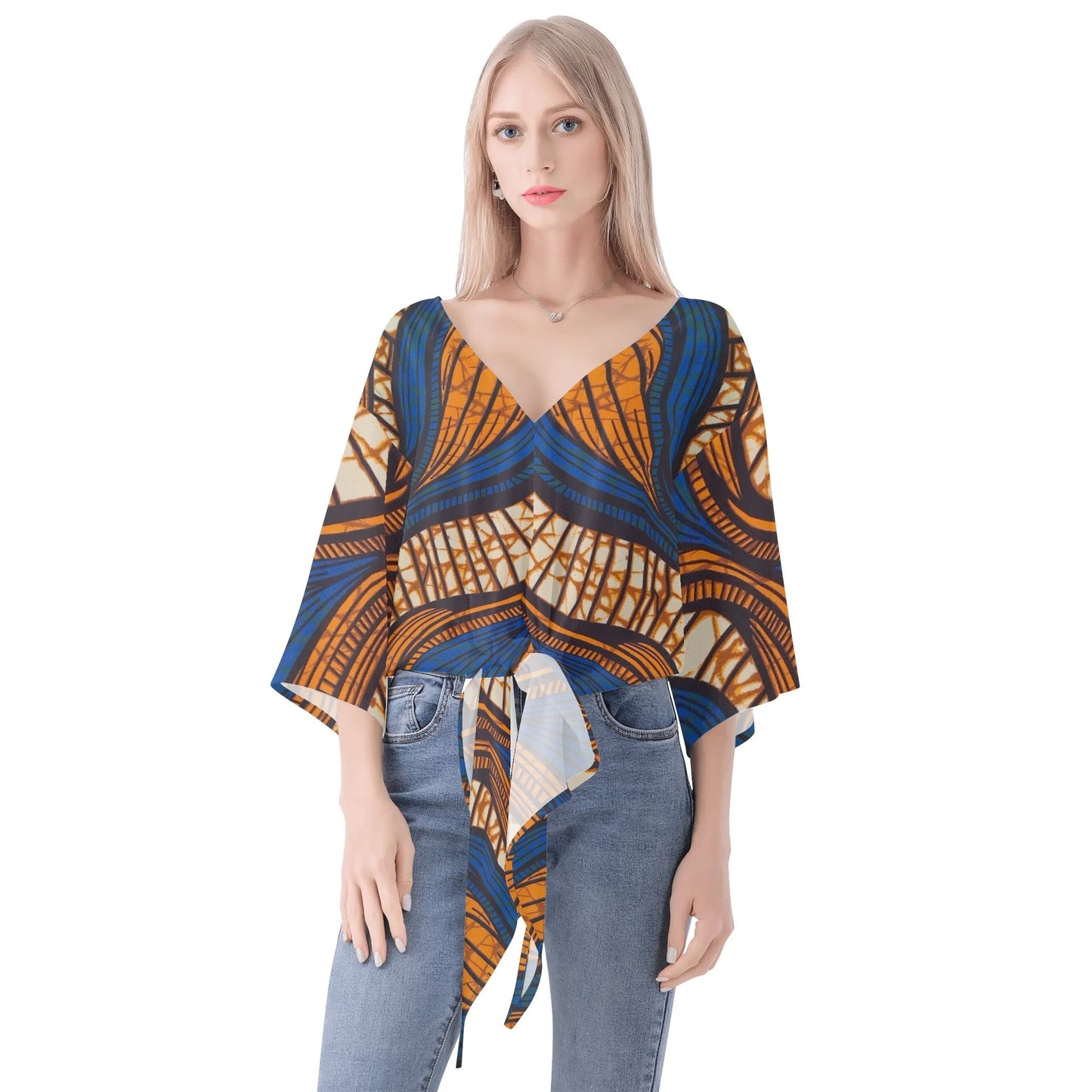 la femme chiffon blouse by tropic dune