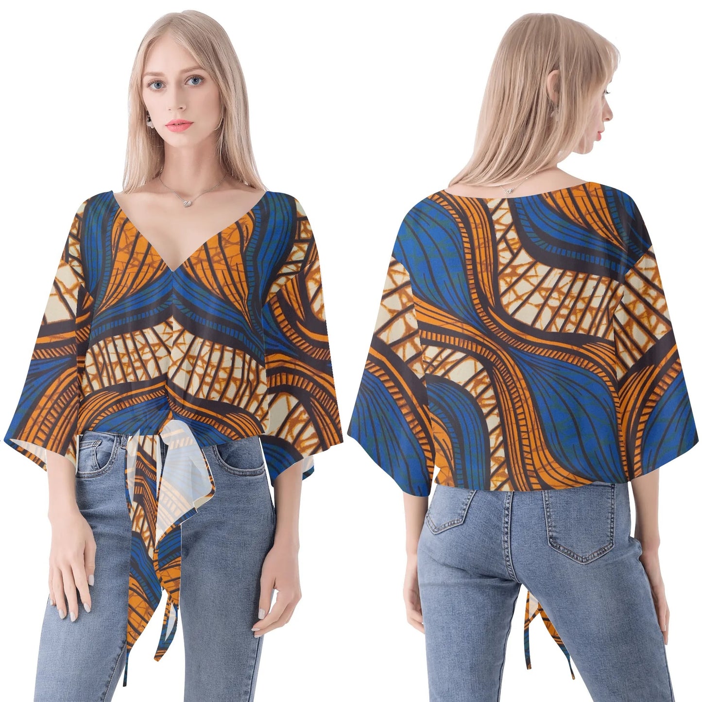 la femme chiffon blouse by tropic dune