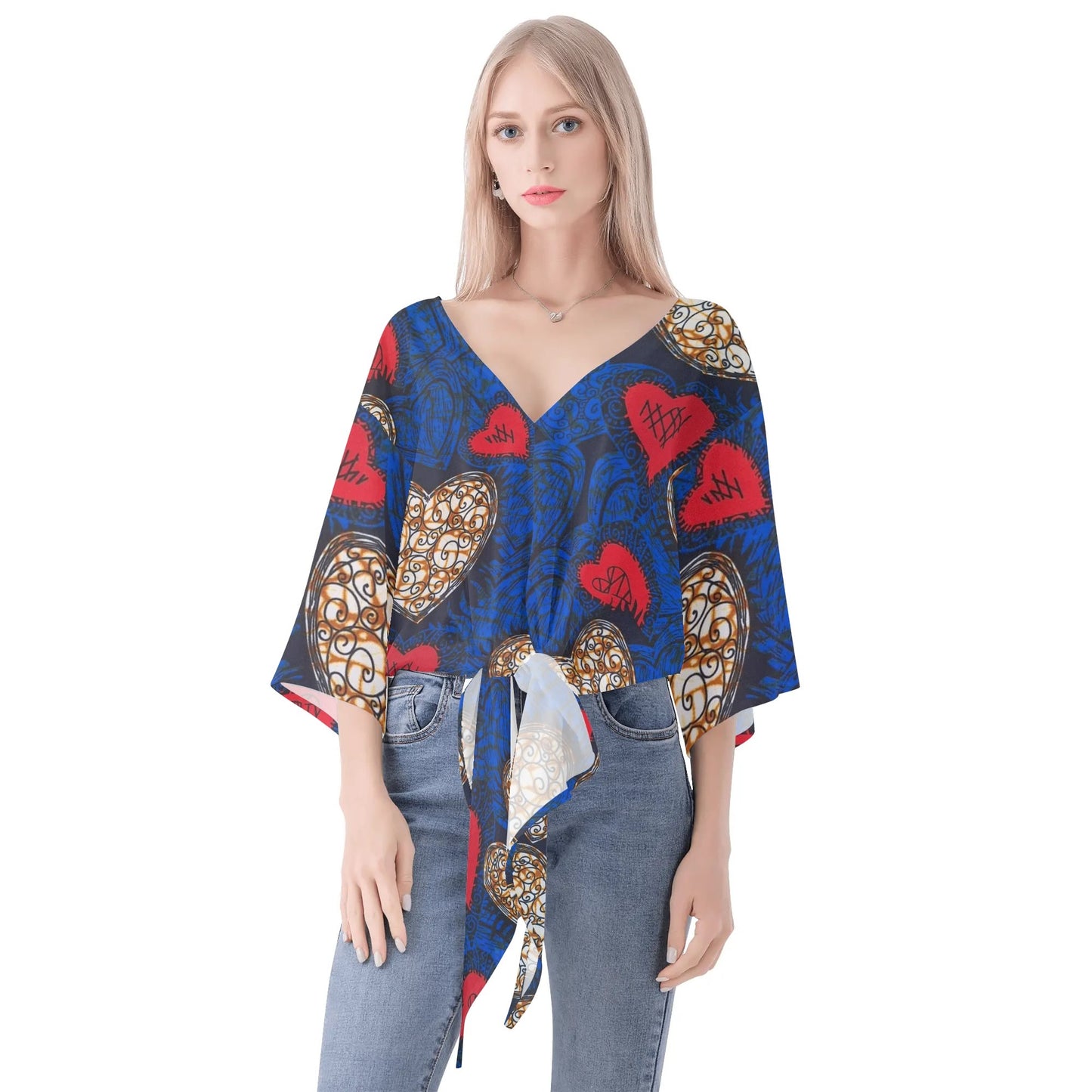 la femme chiffon blouse by tropic dune