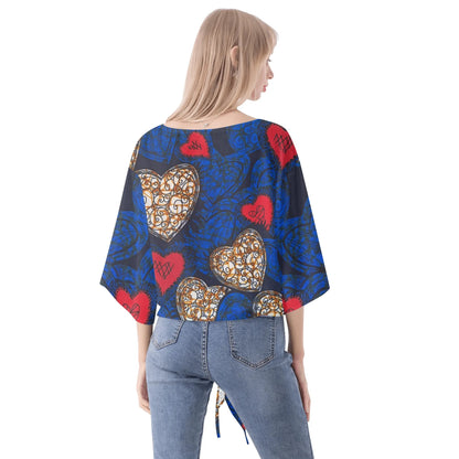 La Femme Chiffon Blouse By Tropic Dune