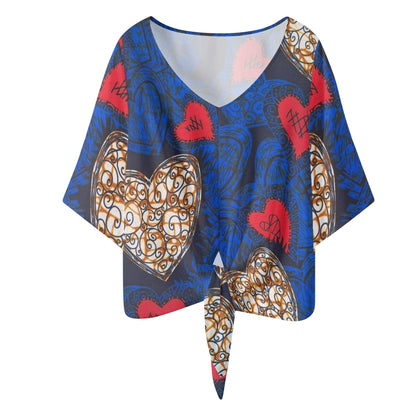 La Femme Chiffon Blouse By Tropic Dune