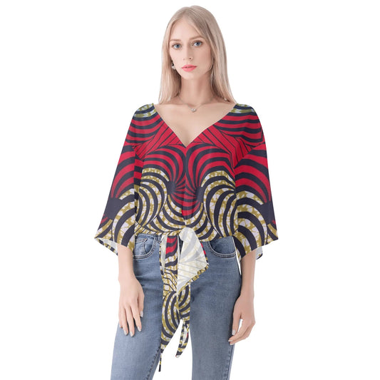 La Femme Chiffon Blouse By Tropic Dune