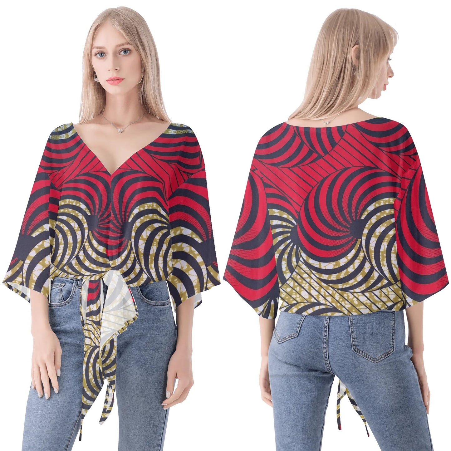 la femme chiffon blouse by tropic dune
