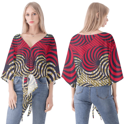 La Femme Chiffon Blouse By Tropic Dune