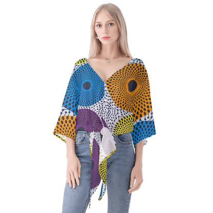 La Femme Chiffon Blouse By Tropic Dune
