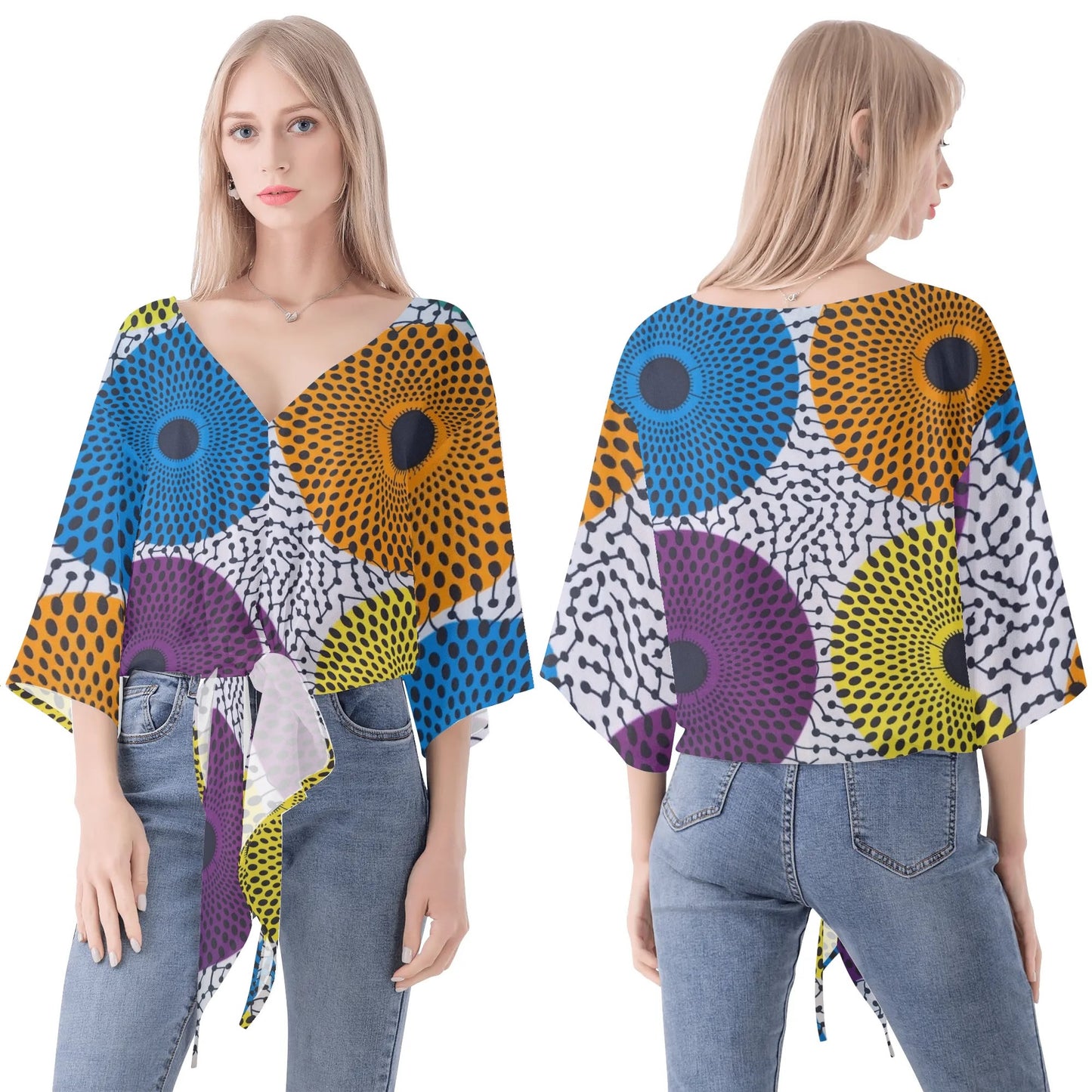 la femme chiffon blouse by tropic dune