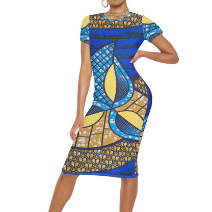 Passione Short Sleeve Dress By Tropic Dune