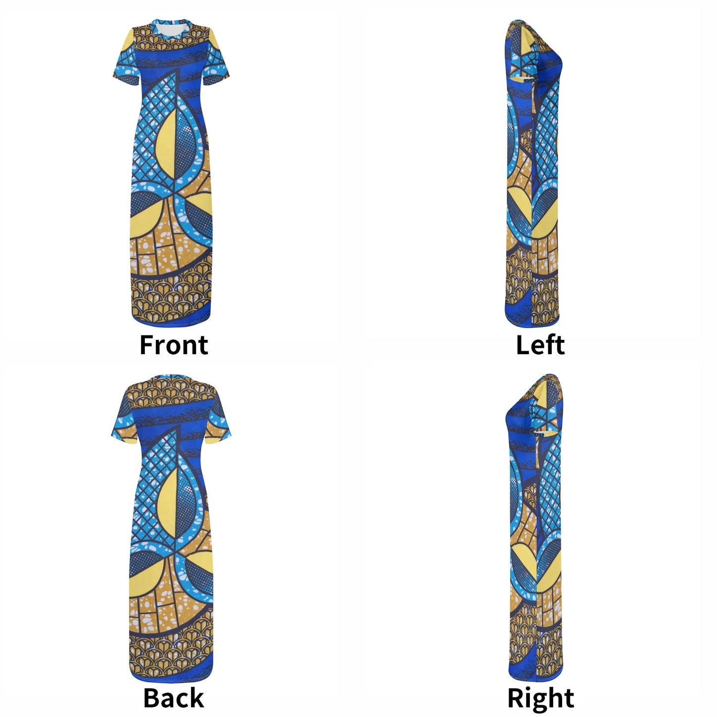 passione short sleeve dress by tropic dune