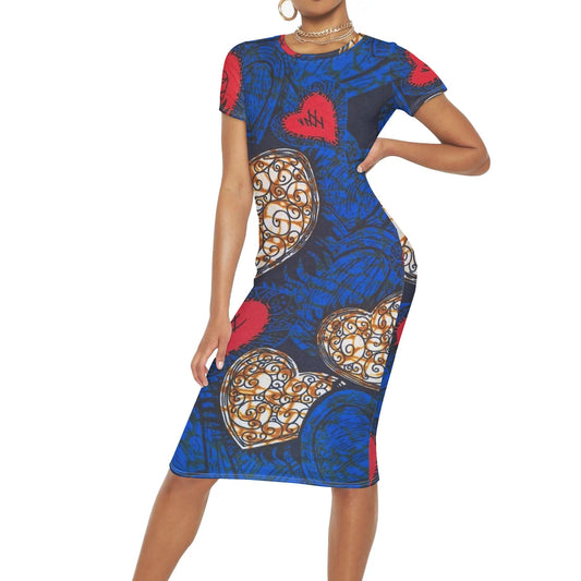 La Donna Short Sleeve Dress By Tropic Dune