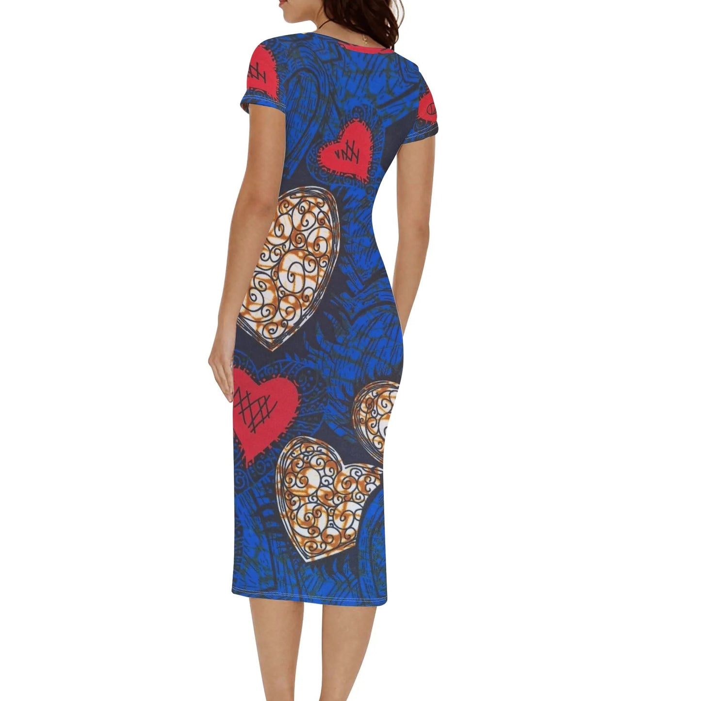 la donna short sleeve dress by tropic dune