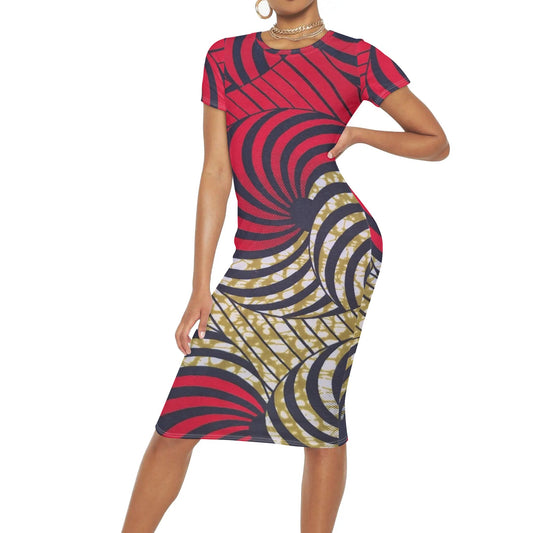 Baci e Amore Short Sleeve Dress By Tropic Dune