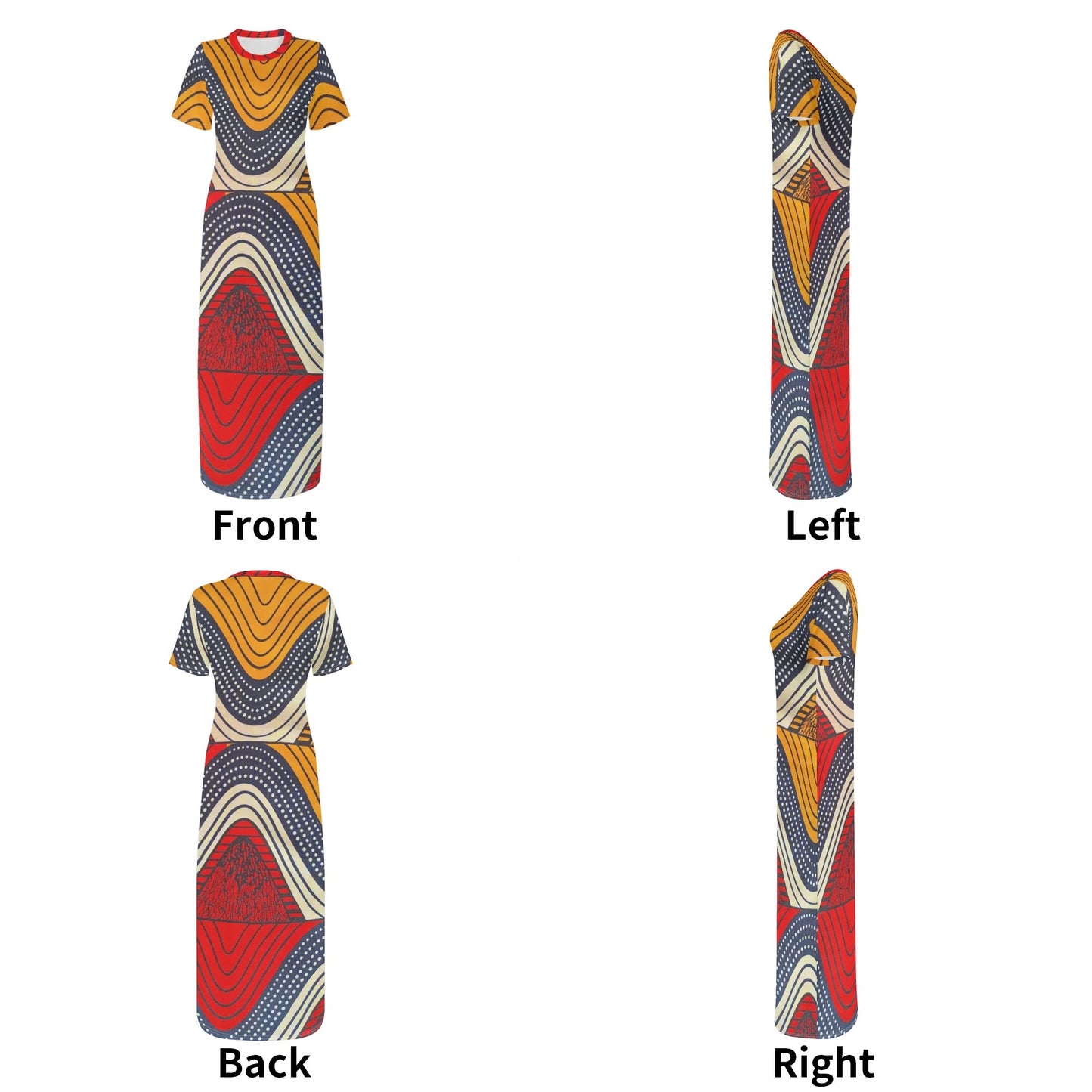 endless bliss short sleeve dress by tropic dune