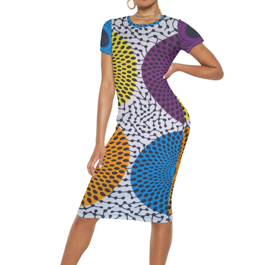 Heart & Soul Short Sleeve Dress By Tropic Dune