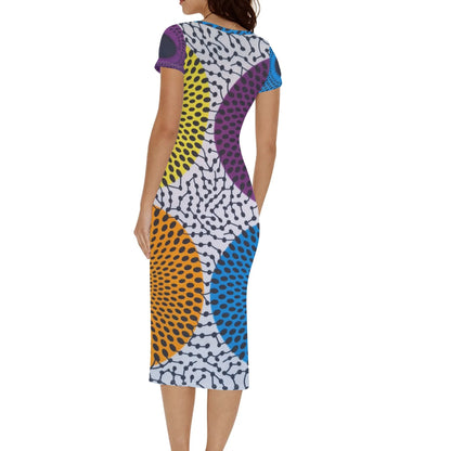 Heart & Soul Short Sleeve Dress By Tropic Dune