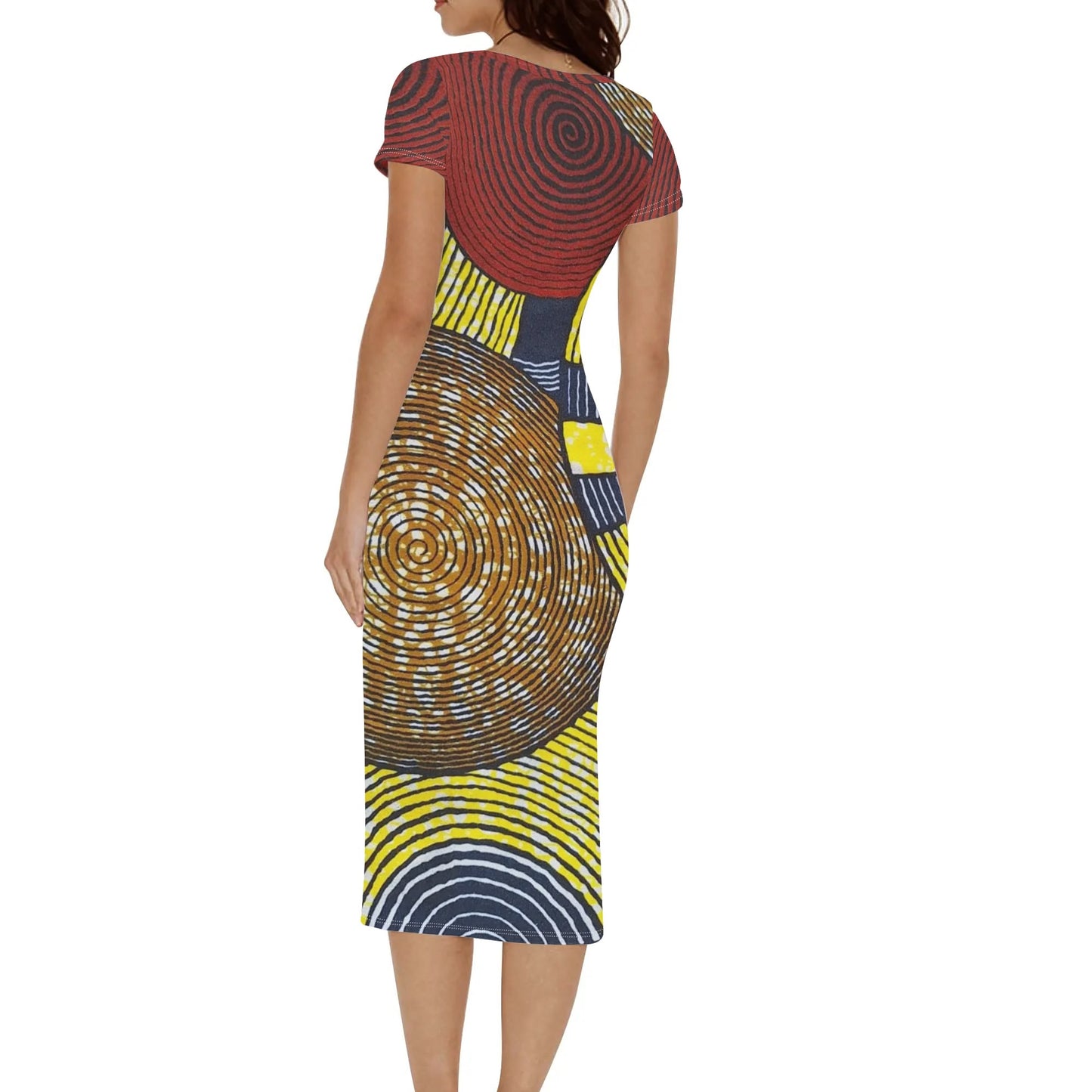 eternal sunshine short sleeve dress by tropic dune