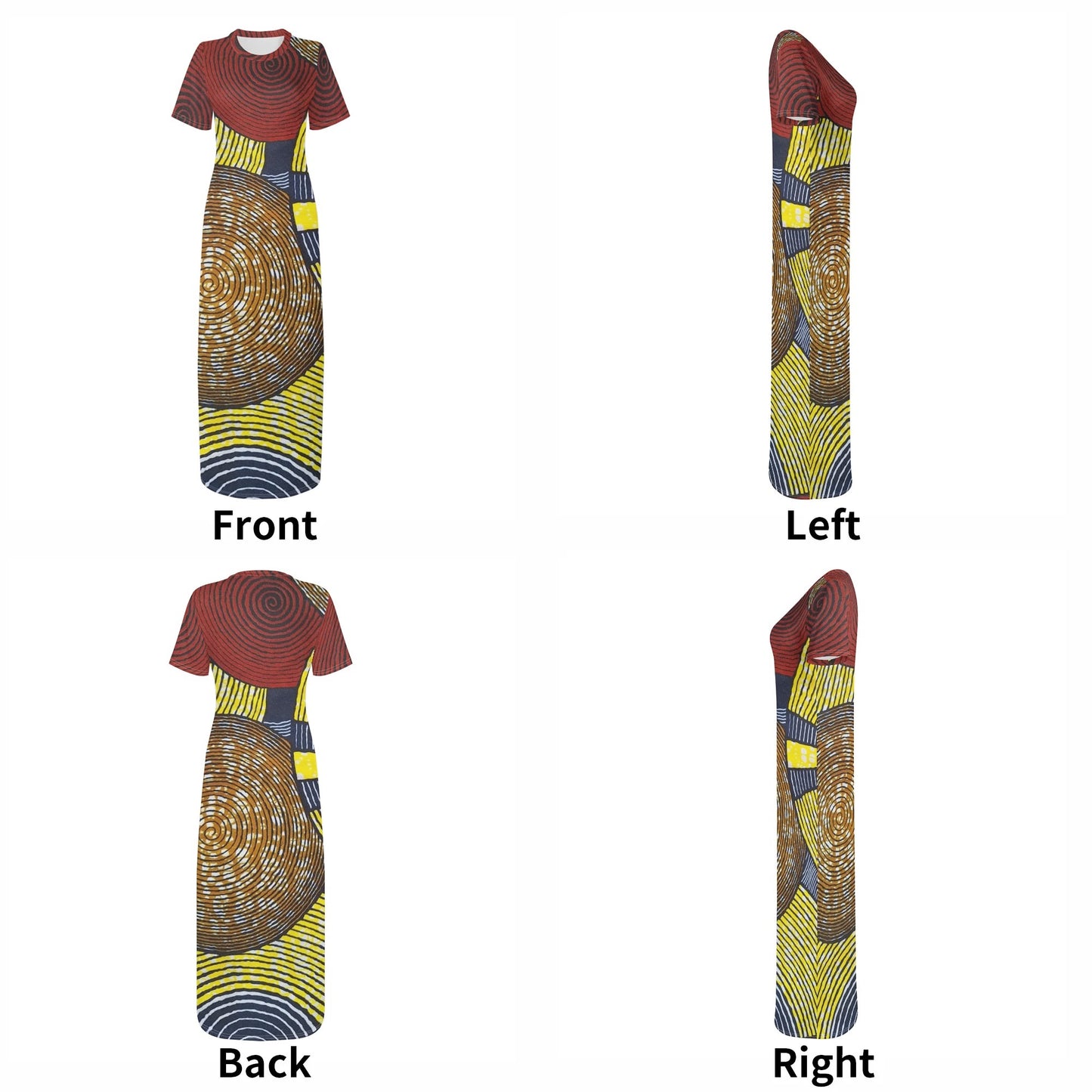 eternal sunshine short sleeve dress by tropic dune