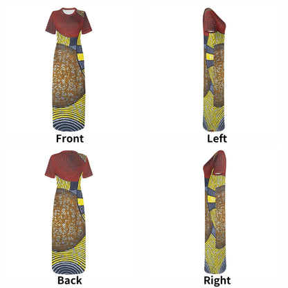 Eternal Sunshine Short Sleeve Dress By Tropic Dune