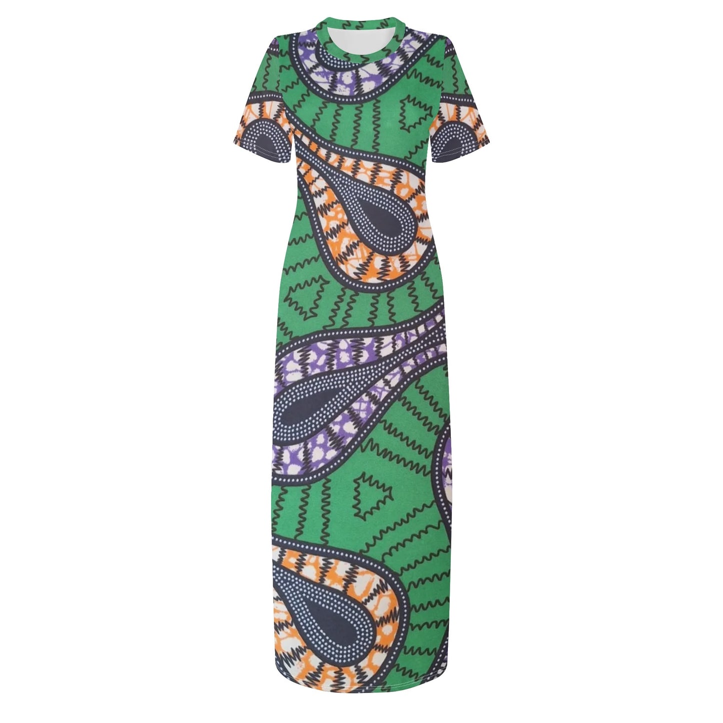 terra e cielo short sleeve dress by tropic dune
