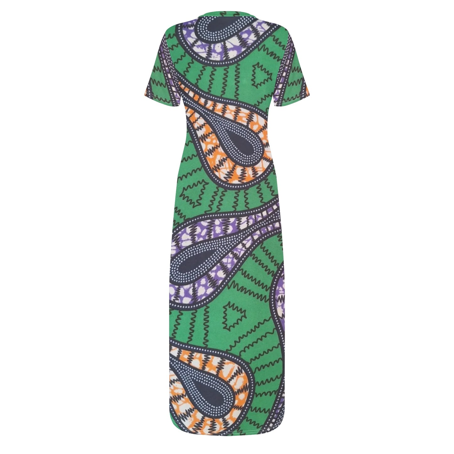 terra e cielo short sleeve dress by tropic dune