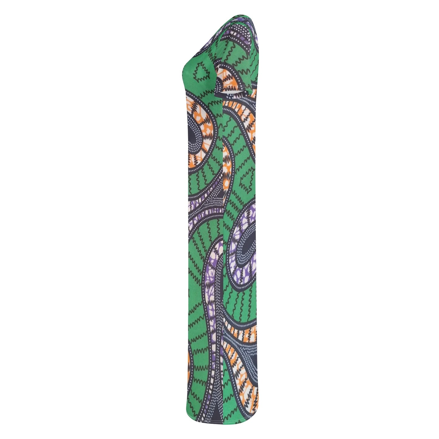 terra e cielo short sleeve dress by tropic dune