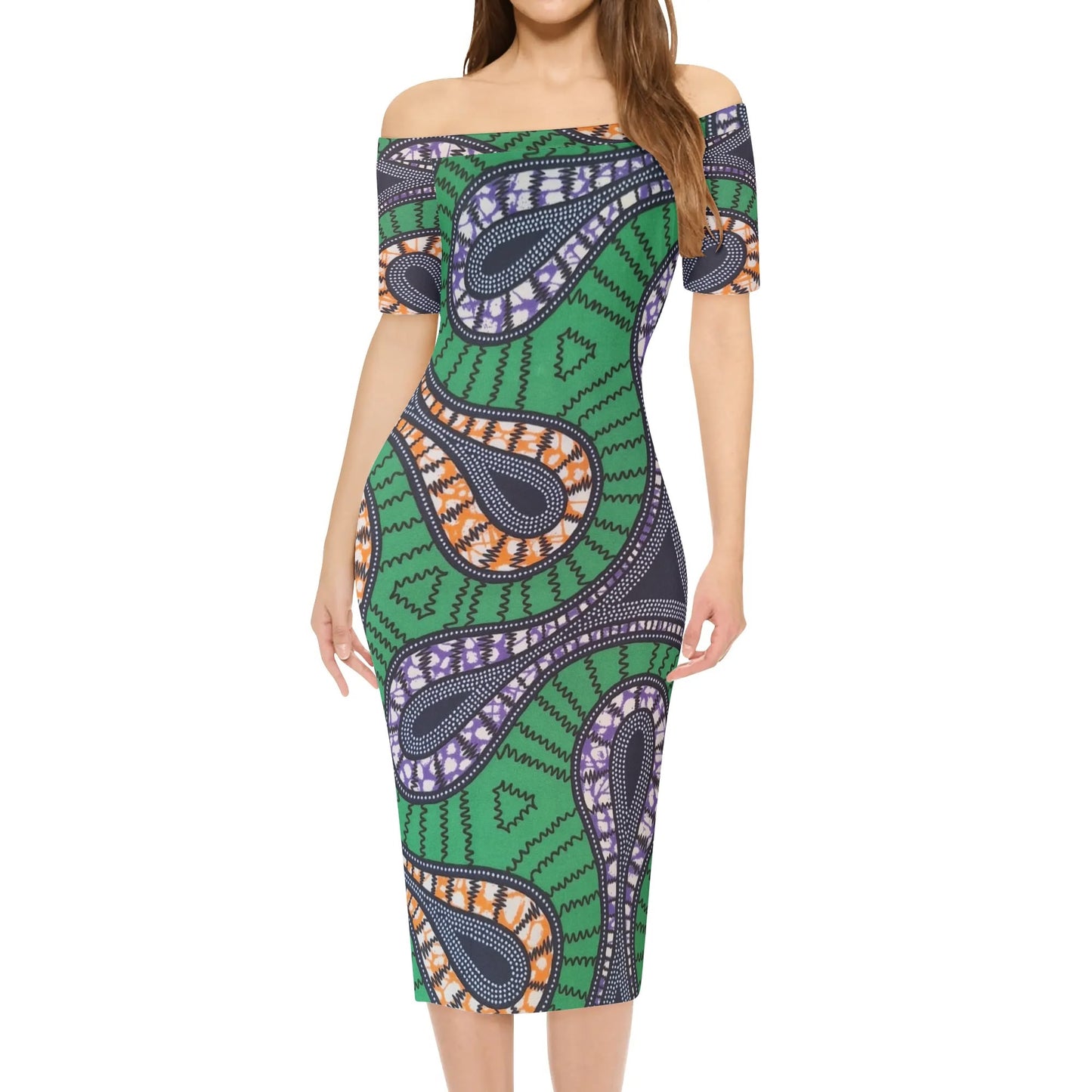 capri short sleeve elegant dress by tropic dune