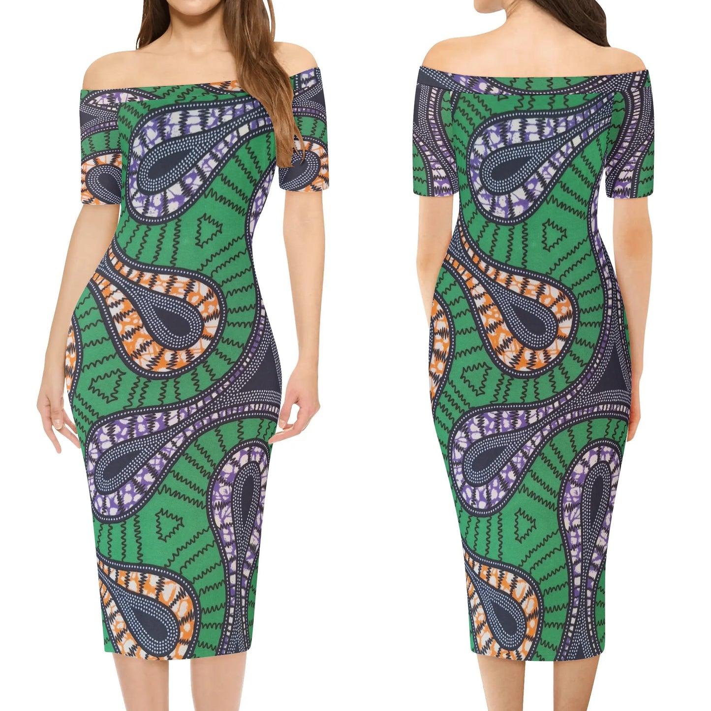 capri short sleeve elegant dress by tropic dune