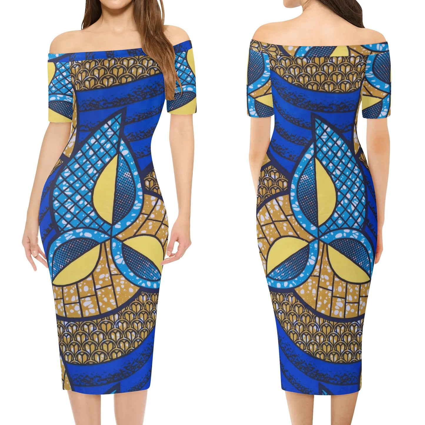 cancun short sleeve elegant dress by tropic dune