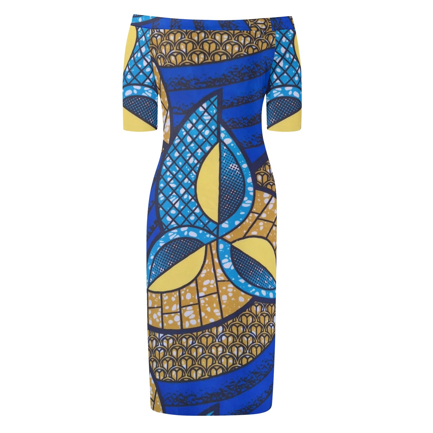 cancun short sleeve elegant dress by tropic dune