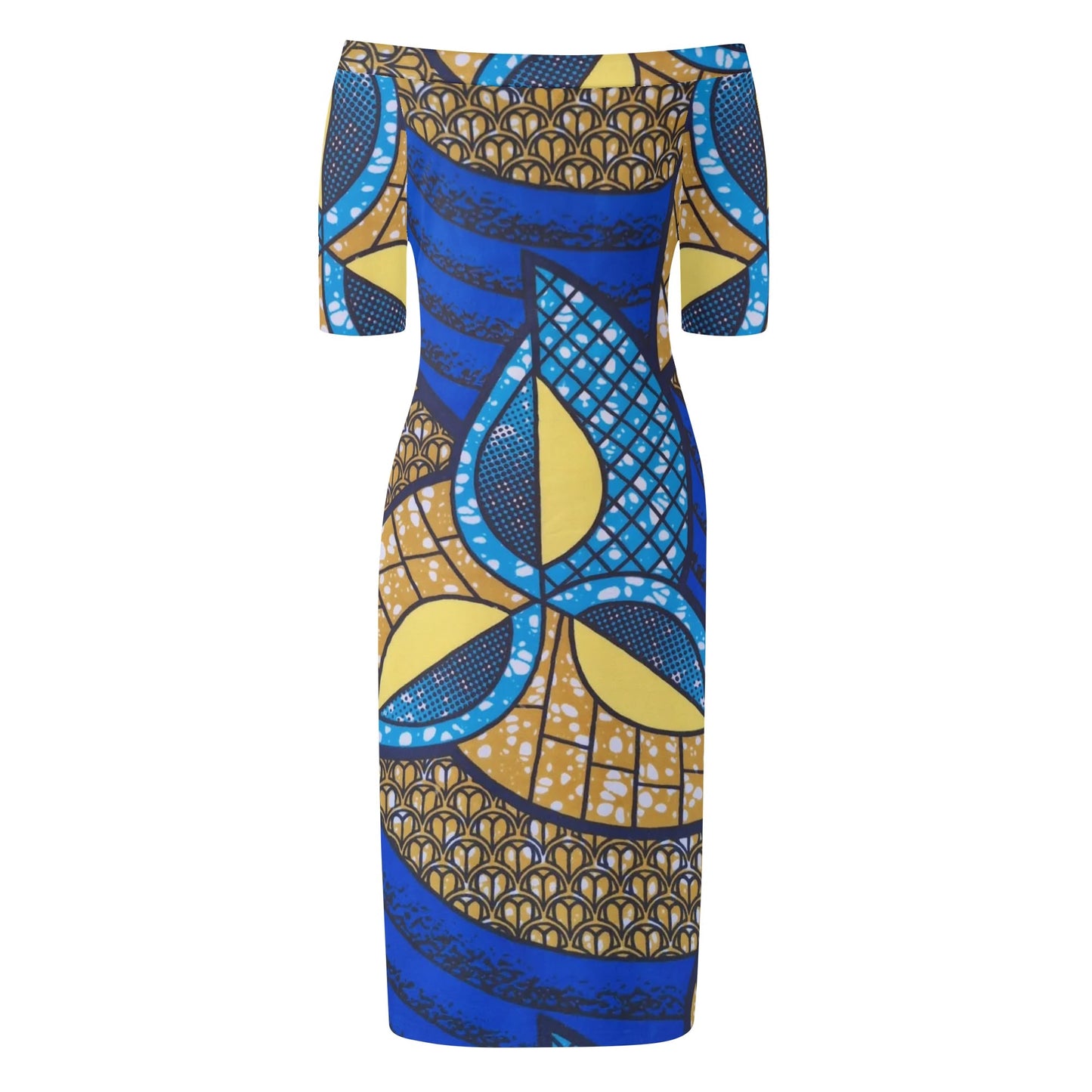 cancun short sleeve elegant dress by tropic dune