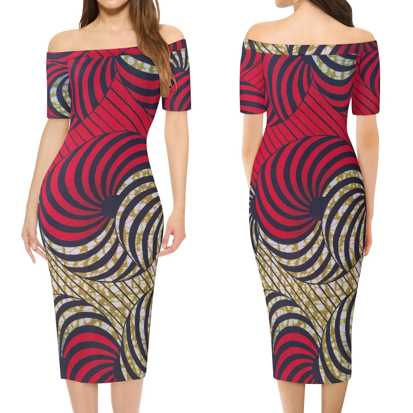tenerife short sleeve elegant dress by tropic dune