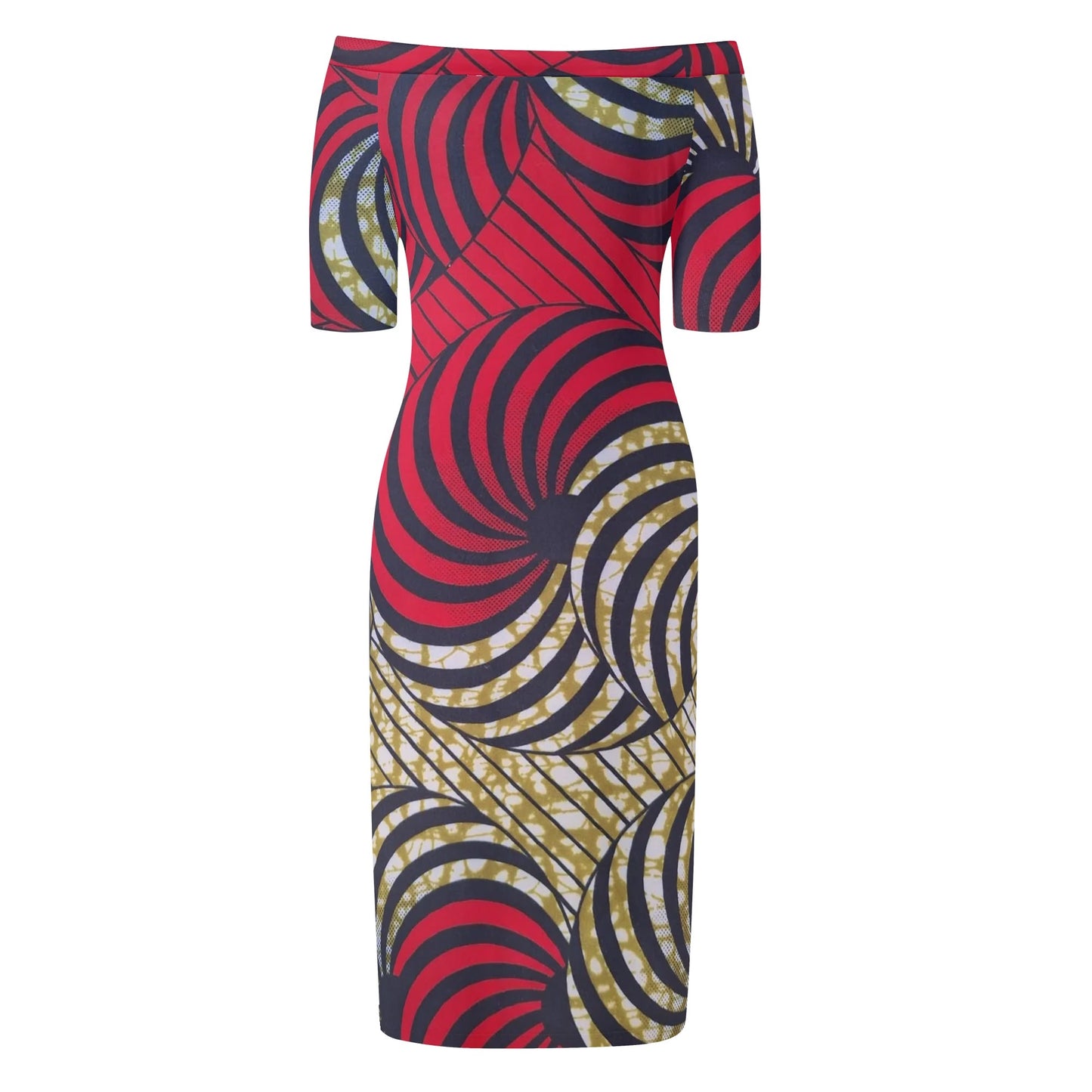 tenerife short sleeve elegant dress by tropic dune