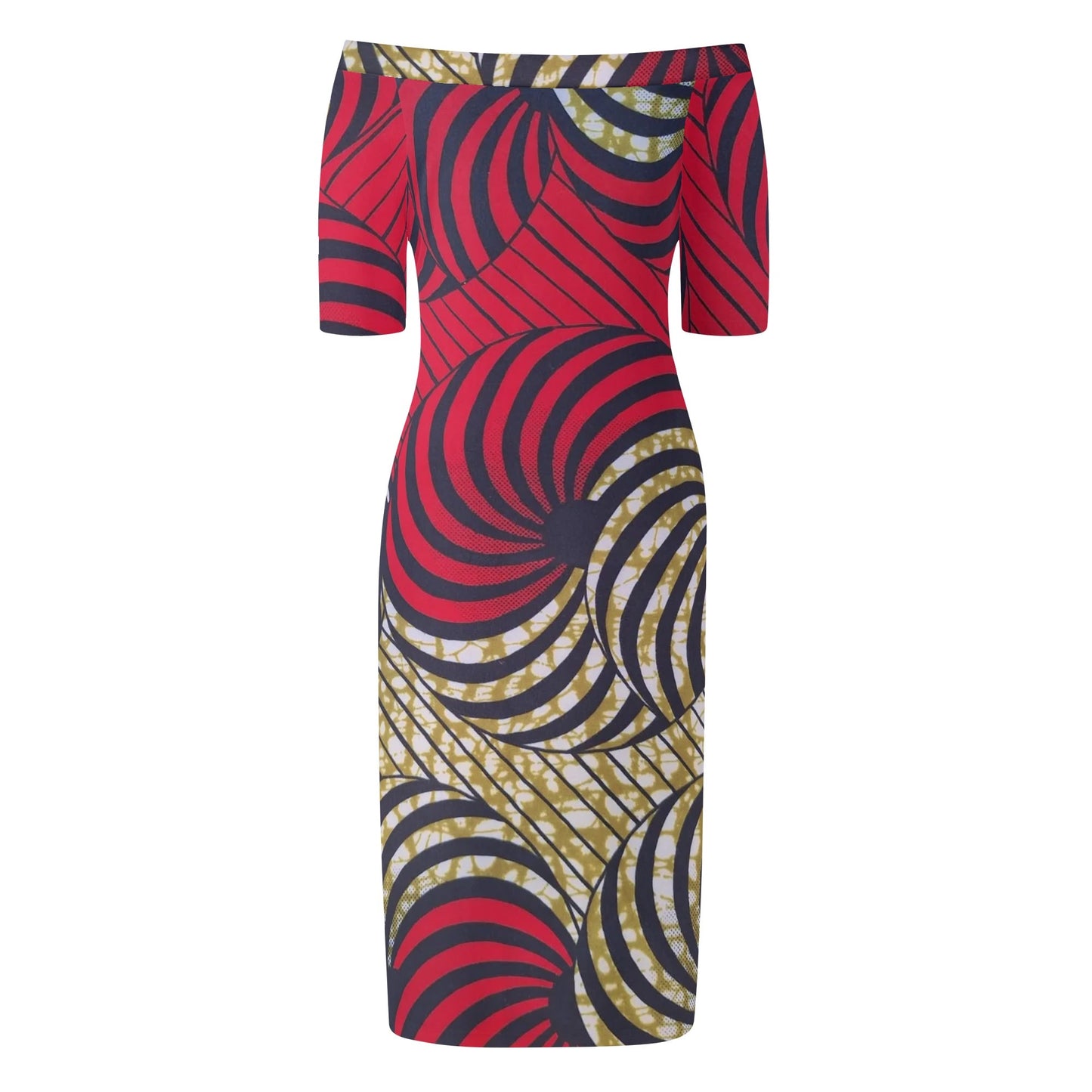 tenerife short sleeve elegant dress by tropic dune