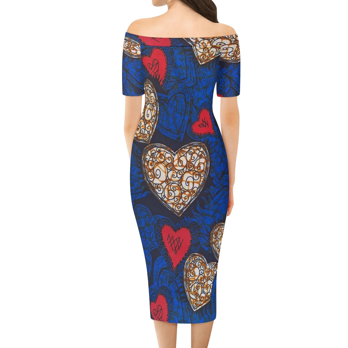 mozanbique short sleeve elegant dress by tropic dune