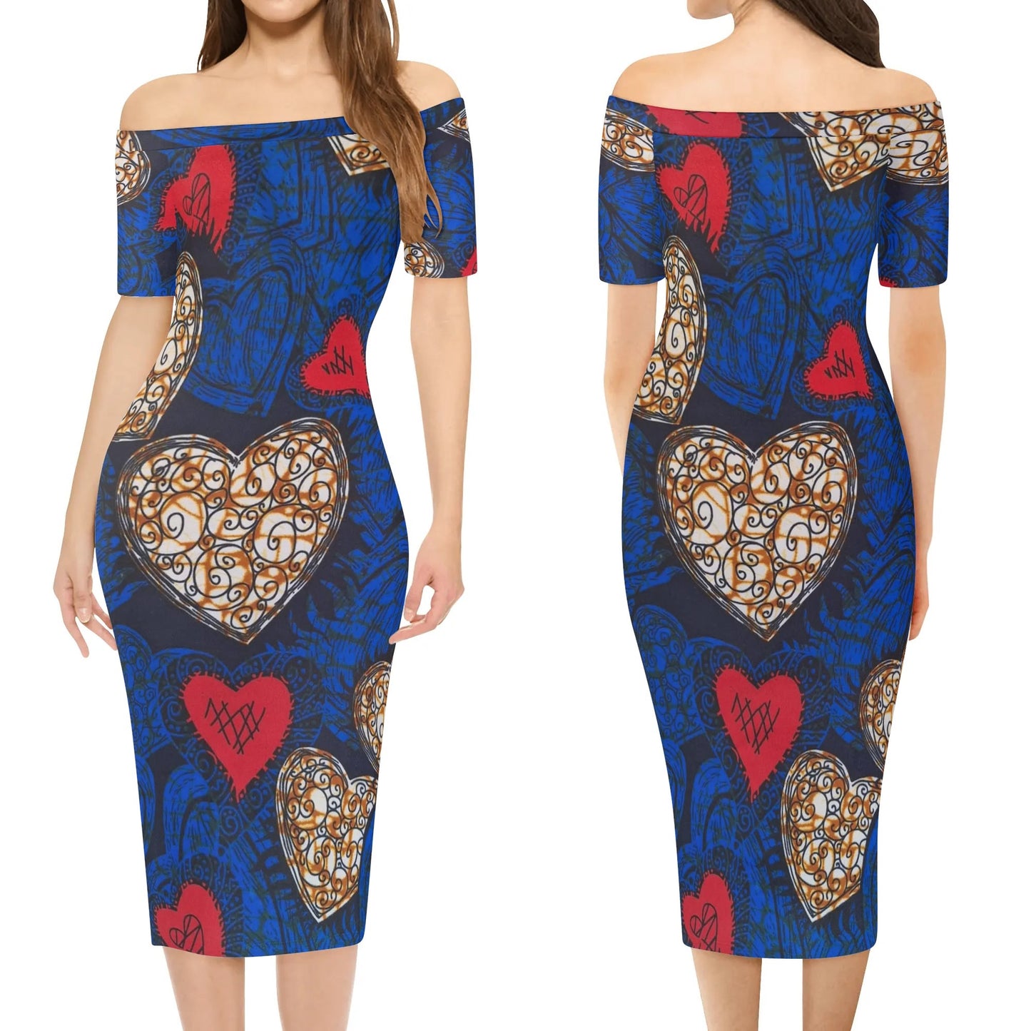 mozanbique short sleeve elegant dress by tropic dune