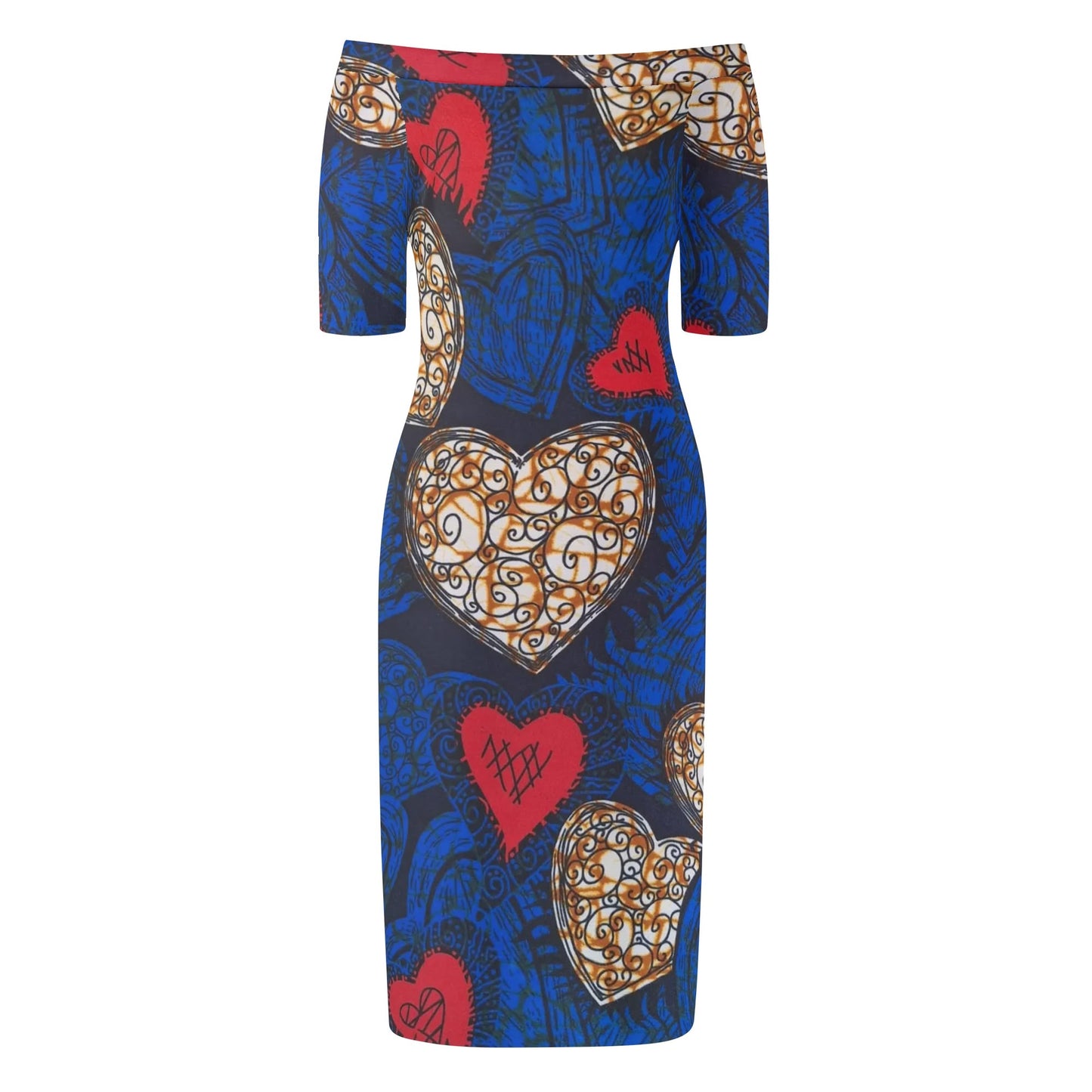 mozanbique short sleeve elegant dress by tropic dune