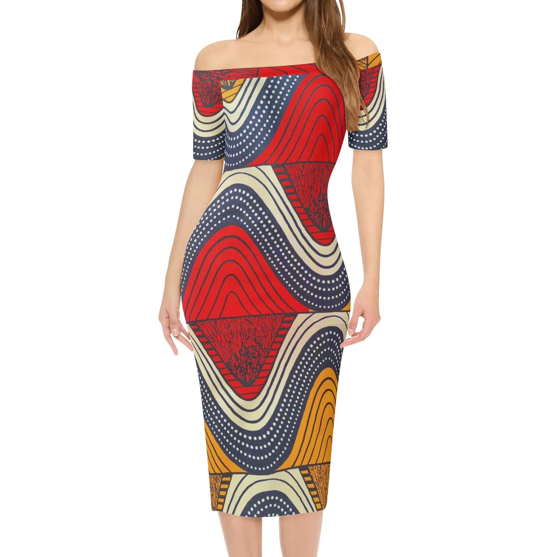 Kilimangiaro Short Sleeve Elegant Dress By Tropic Dune Tropic Dune USA Kilimangiaro Short Sleeve Elegant Dress By Tropic Dune Tropic Dune USA