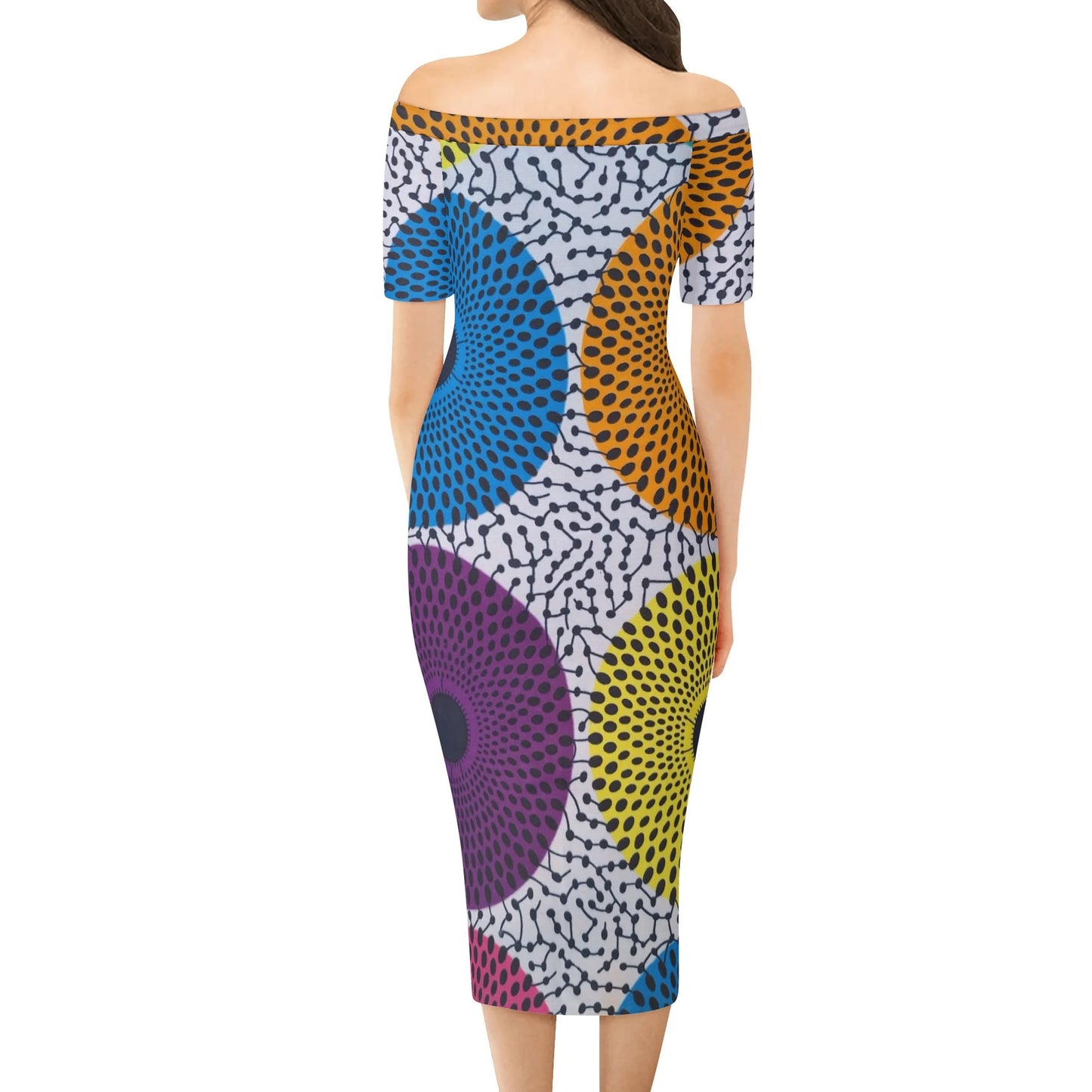 buenos aires short sleeve elegant dress by tropic dune