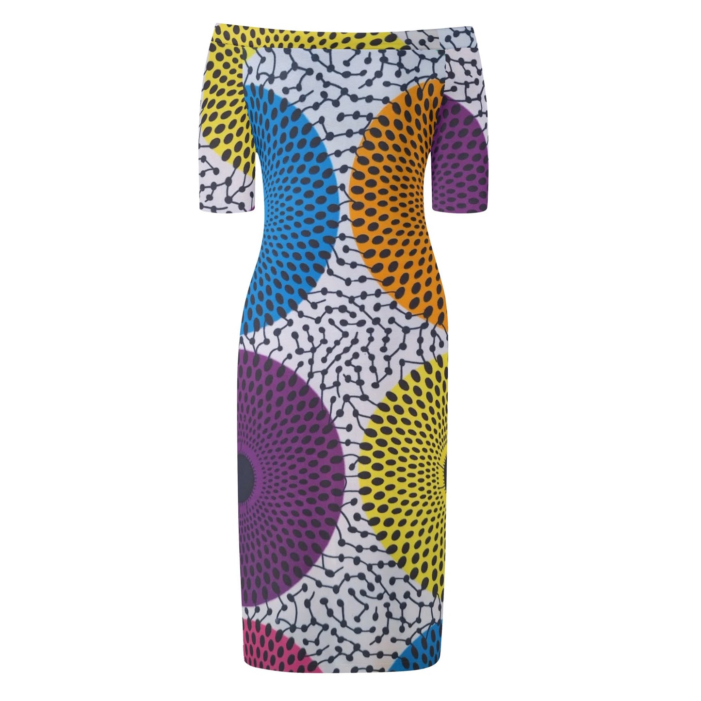 buenos aires short sleeve elegant dress by tropic dune