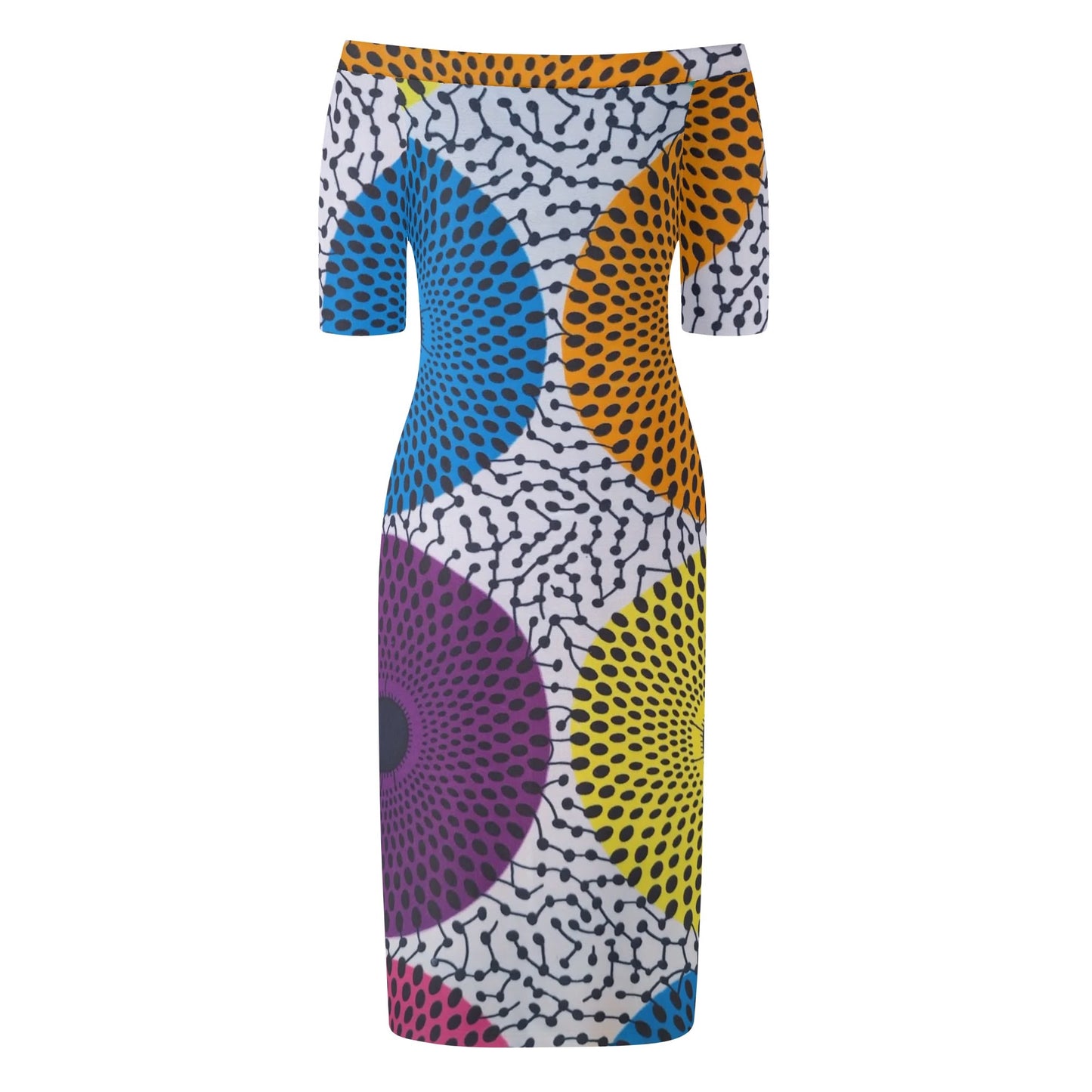 buenos aires short sleeve elegant dress by tropic dune
