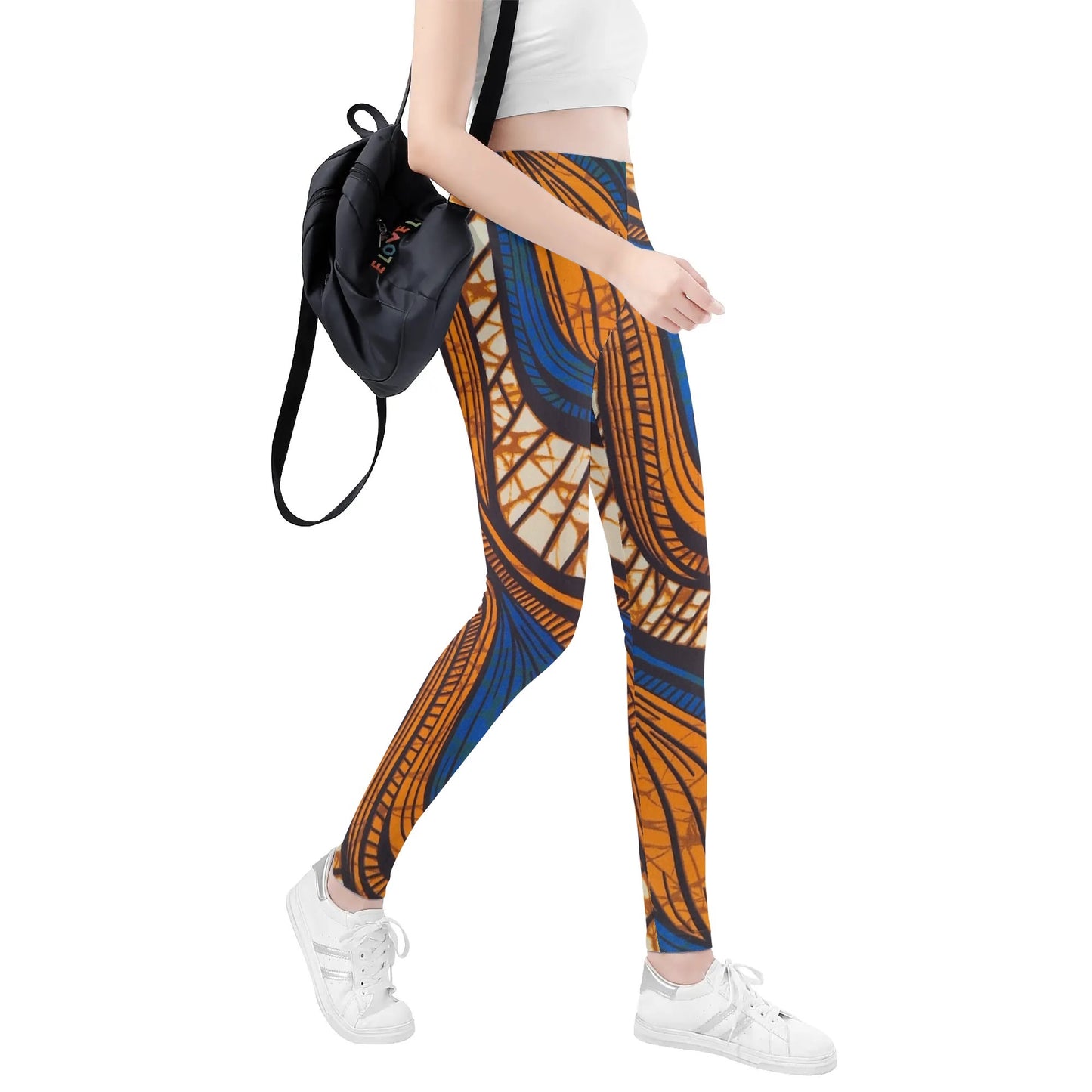 venice mid waist soft legging by tropic dune