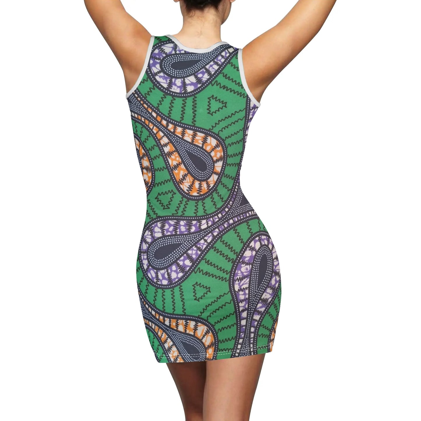 santa cruz summer vibes slim fit dress by tropic dune