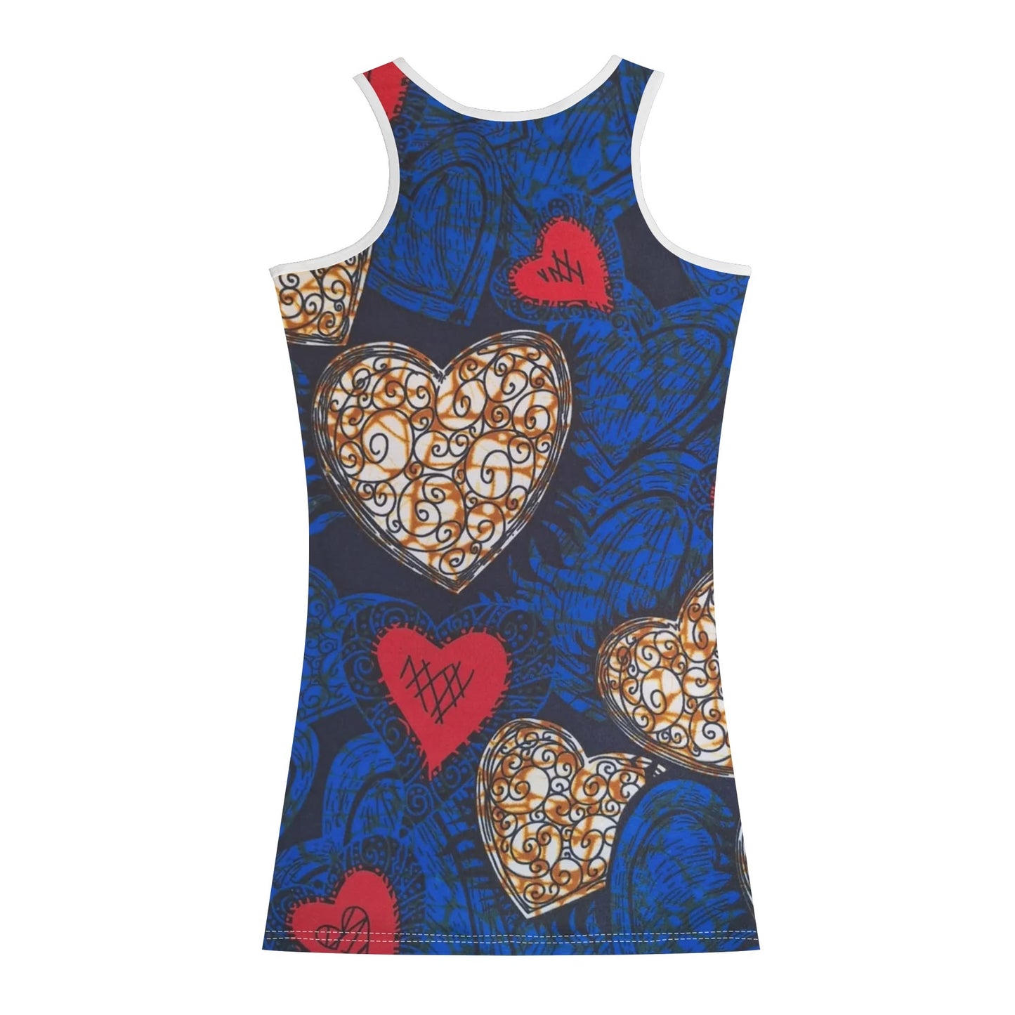 costa rica summer vibes slim fit dress by tropic dune